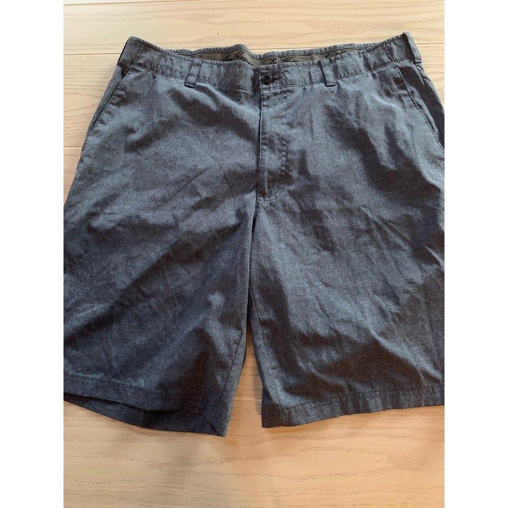 Ben‎ Hogan Blue Gray Polyester Golf Shorts Size 38